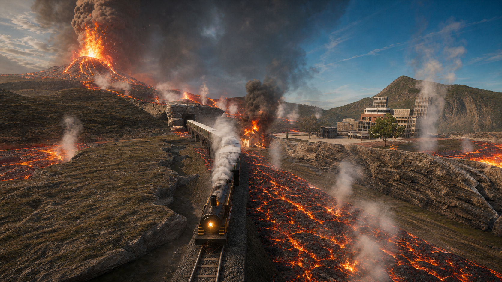scene-volcan-train-ultrarealiste